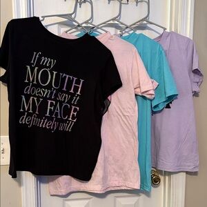 NWOT BUNDLE OF 4 Sarcastic Graphic T-Shirts